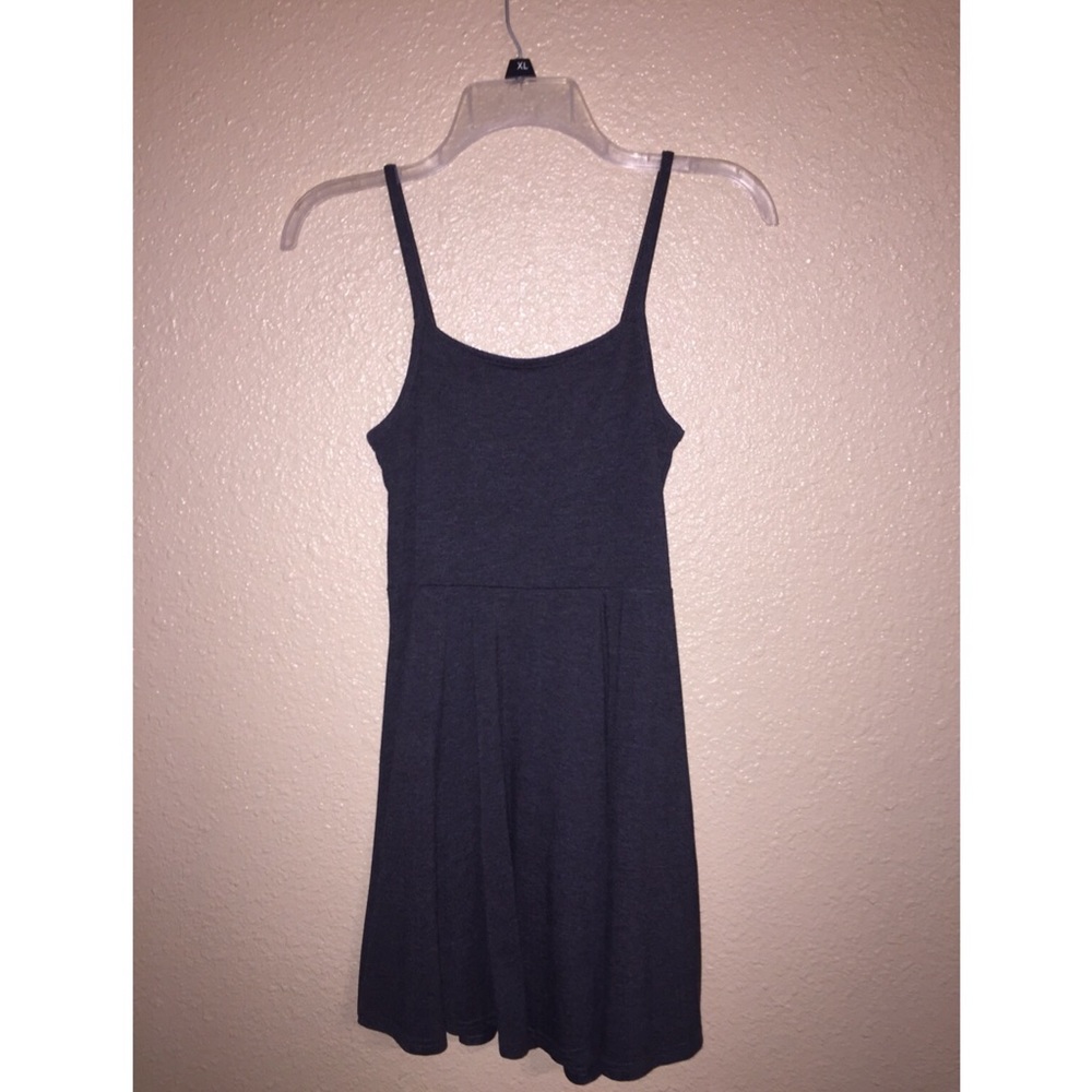Grey skater dress